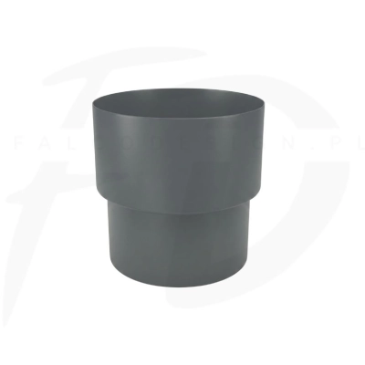 Złączka rury mufa stal Inguri  ⌀ 87 kolor grafitowy RAL 7024